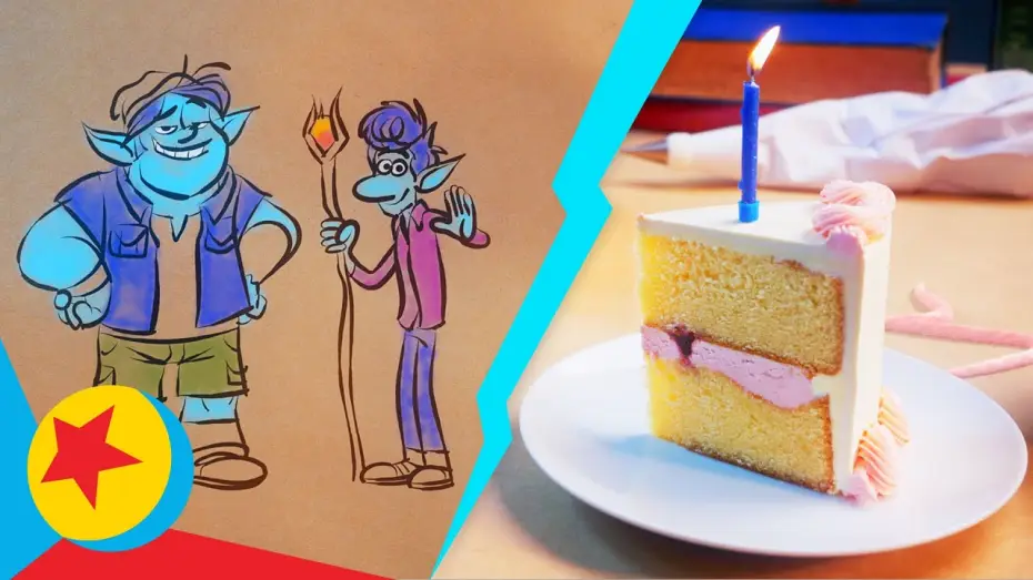 Watch film Onward | Ian and Barley from Onward Make Birthday Cake | Cooking With Pixar