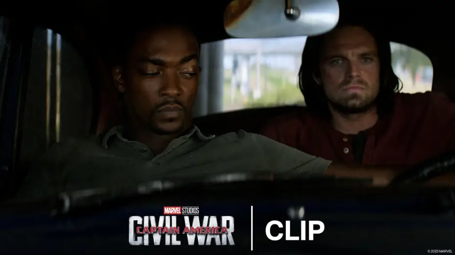 Watch film Captain America: Civil War | Sam and Bucky's Car Banter - Official Clip