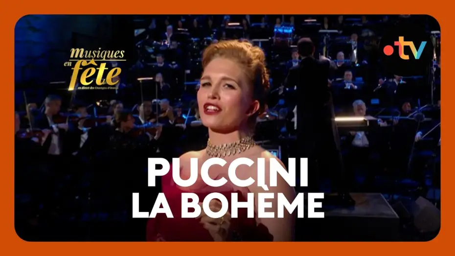 Watch film Musiques en f&ecirc;te des Chor&eacute;gies d'Orange | Puccini - La Boh&egrave;me, "Quando me'n vo" avec Emy Gazeilles