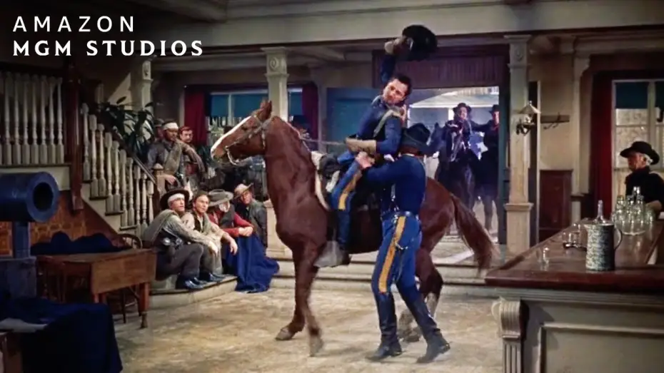 Watch film The Horse Soldiers — Skirmish at the Bar