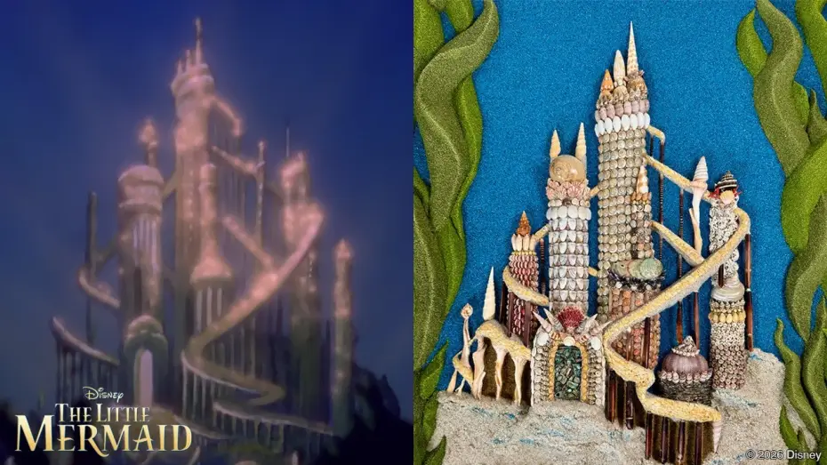 Watch film The Little Mermaid | The Little Mermaid Castle Out Of Seashells - Disney Recreation