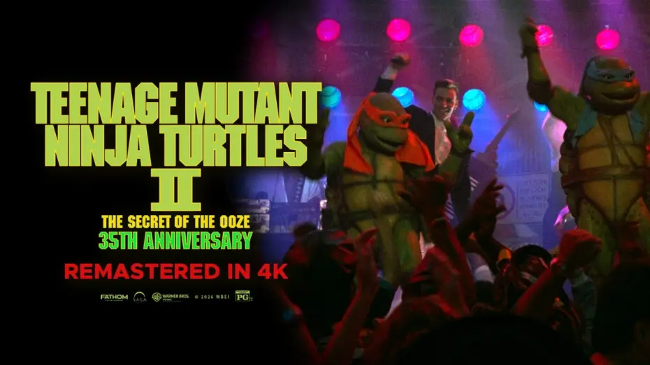 Watch film Teenage Mutant Ninja Turtles II: The Secret of the Ooze | Fathom Events Spot