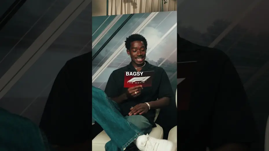Watch film F1 | Damson Idris tests Brad Pitt on his British slang