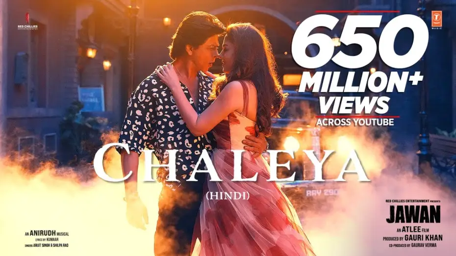 Watch film Jawan | JAWAN: Chaleya (Hindi) | Shah Rukh Khan | Nayanthara | Atlee | Anirudh | Arijit S, Shilpa R | Kumaar