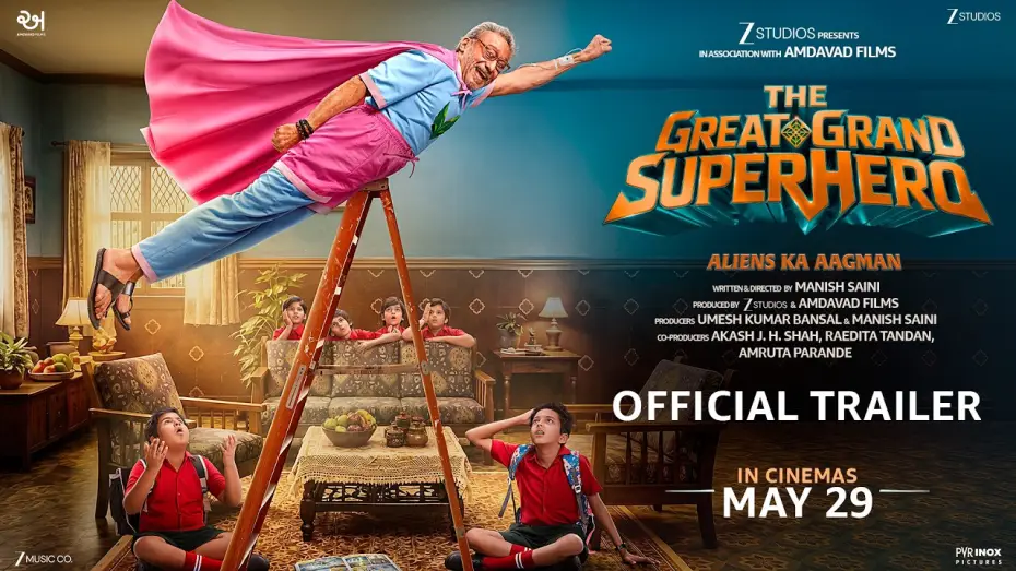 Watch film The Great Grand Superhero | The Great Grand Superhero - Aliens Ka Aagman | Official Trailer | Jackie S. | Prateik S. P. | May 29