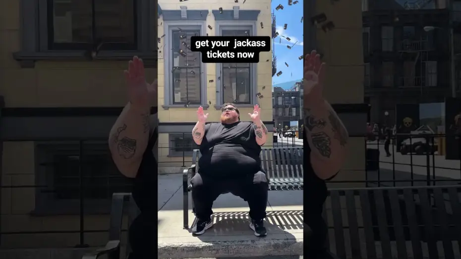 Watch film Jackass: Best and Last — normally it’s raining men. this time it’s tickets!