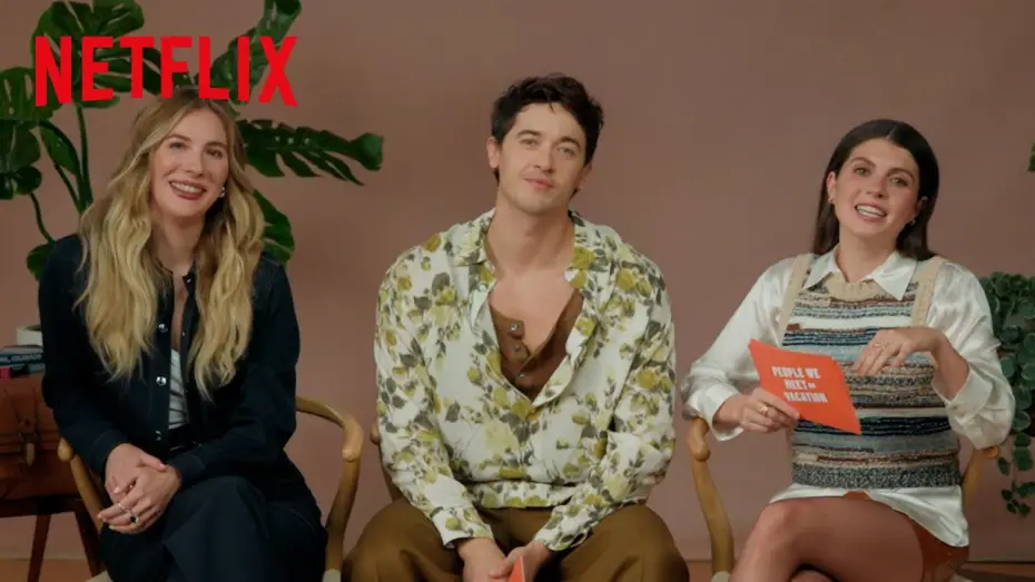 Watch film People We Meet on Vacation | Tom Blyth & Emily Bader Interview Emily Henry