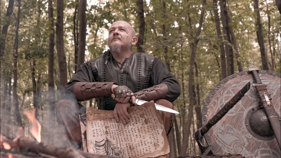 Watch film Baldr: Threads of Fate | Ragday Oleksandr Tymofieiev as Hjarvard in "Baldr: Threads of Fate"
