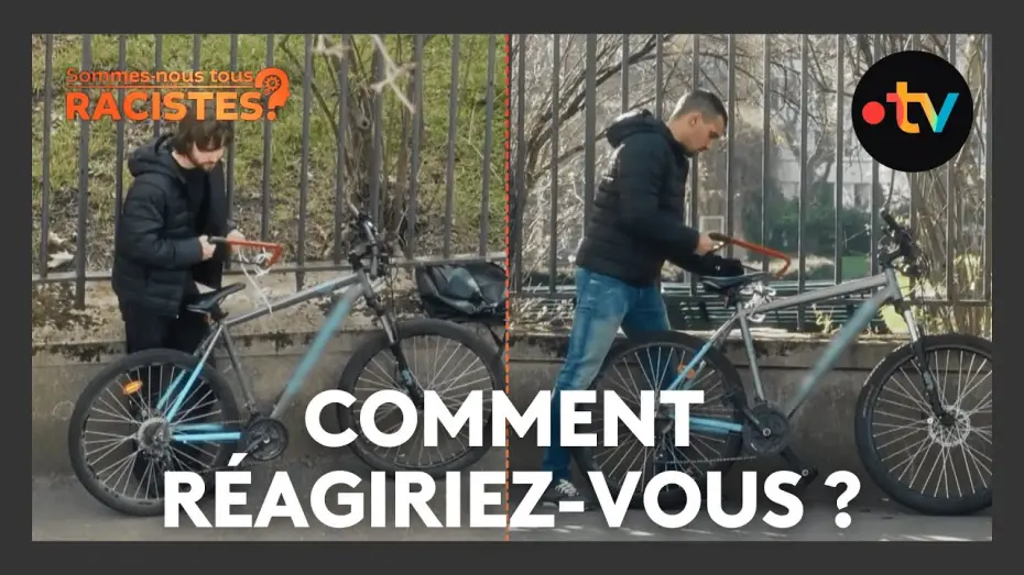 Watch film Are we all racists? | Est-il en train de voler un v&eacute;lo ? Cette exp&eacute;rience sociale in&eacute;dite illustre les biais racistes