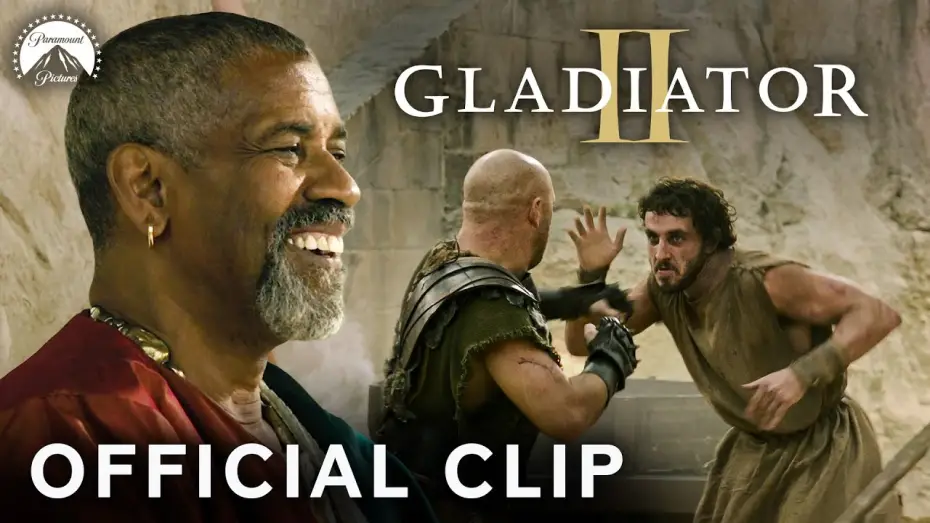 Watch film Untitled Gladiator Sequel | Denzel Washington is Impressed By Lucius' Fist Fight - Clip