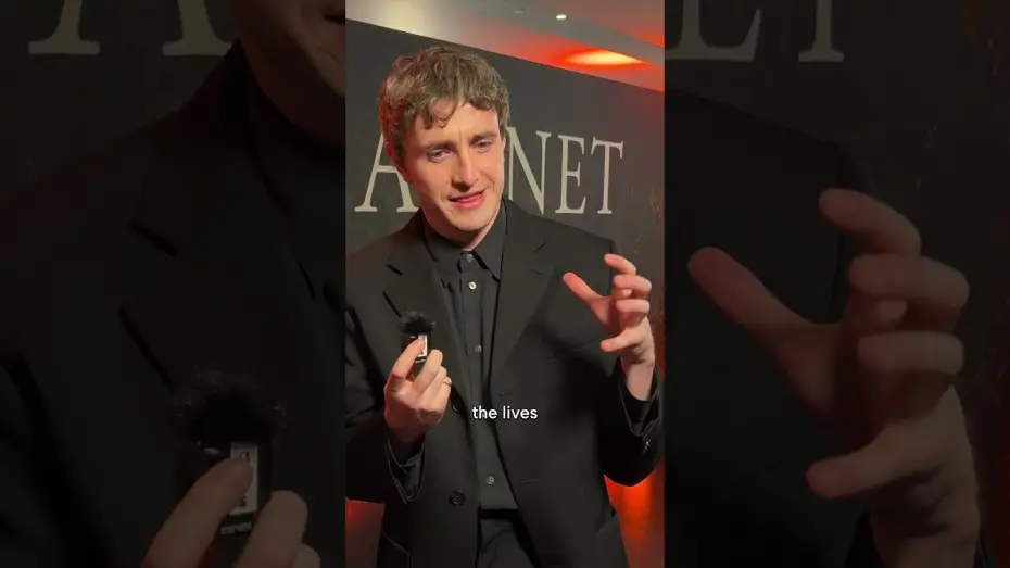 Watch film Hamnet | Paul Mescal reflects on HAMNET at the Irish premiere.