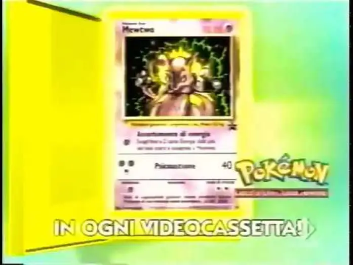 Watch film Pokémon: The First Movie — Pubblicità VHS  - Pokémon IL FILM - Mewtwo contro Mew - Carta Promo Mewtwo - Italia1