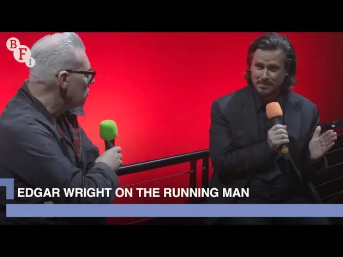 Watch film The Running Man | Edgar Wright talks to Mark Kermode about The Running Man | BFI IMAX Q&A