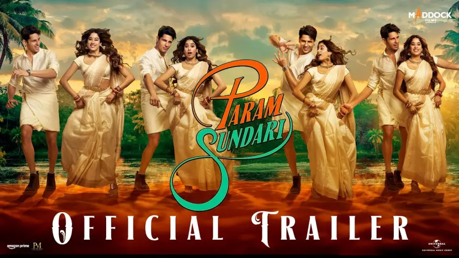 Watch film Param Sundari | Param Sundari - Official Trailer | Sidharth M | Janhvi K | Dinesh V | Tushar J | In Cinemas 29th Aug