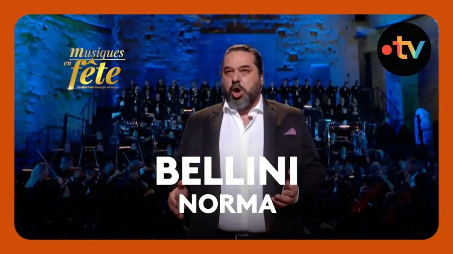 Watch film Musiques en f&ecirc;te des Chor&eacute;gies d'Orange | Bellini - Norma, "Ah ! del Tebro ai giogo indegno" avec Nika Guliashvili