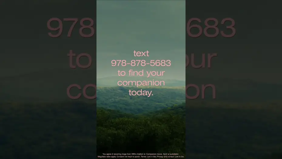 Watch film Companion | Dating is hard. Find Your Companion is easy. Text (978) 878-5683 to Find Your Companion today.*