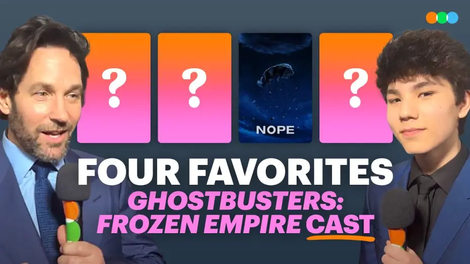 Watch film Ghostbusters: Frozen Empire | Four Favorites with Paul Rudd, Dan Aykroyd, and Logan Kim