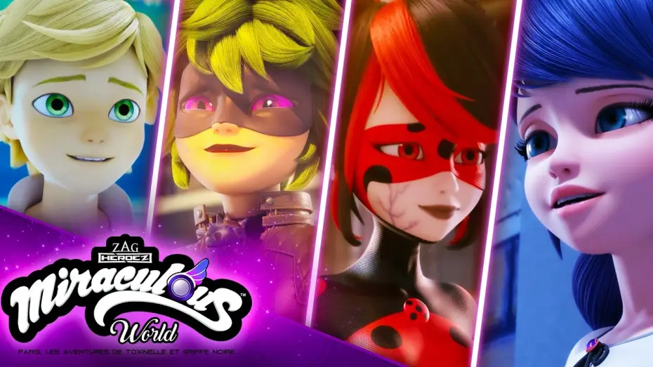 Watch film Miraculous World: Paris, Tales of Shadybug and Claw Noir | Le quatuor