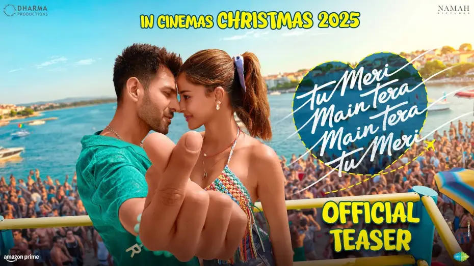 Watch film Tu Meri Main Tera Main Tera Tu Meri | Tu Meri Main Tera Main Tera Tu Meri - OFFICIAL TEASER | Kartik, Ananya | Sameer V | 25 Dec 2025
