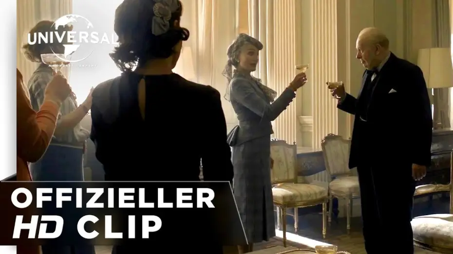 Watch film Darkest Hour | Die dunkelste Stunde - Clip "Darauf, dass wir es m&ouml;glichst nicht versauen m&ouml;gen" deutsch/german HD