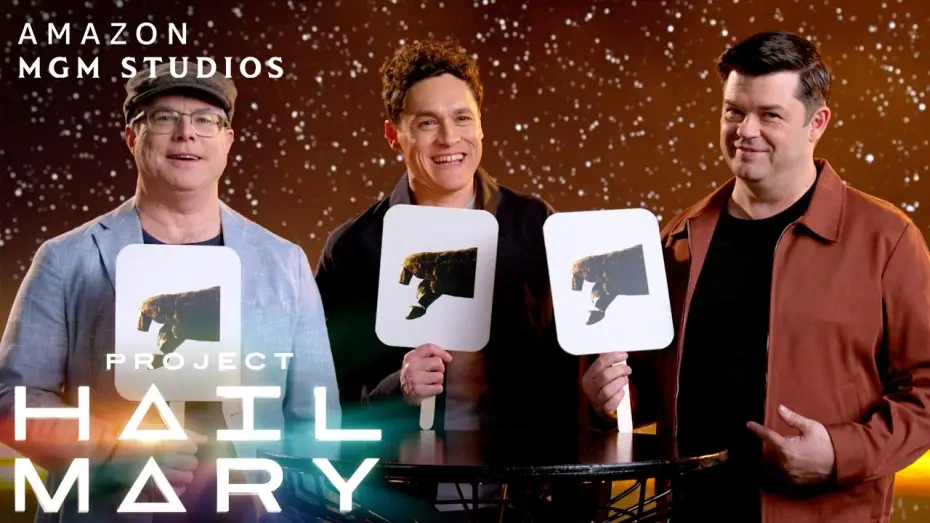 Watch film Project Hail Mary | Andy Weir, Phil Lord & Chris Miller Play Thumbs Up/Down