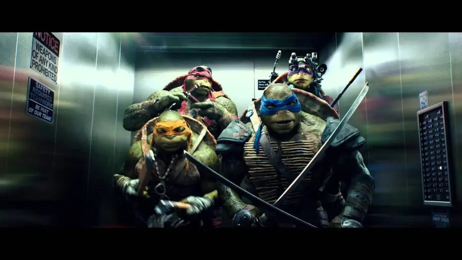 Watch film Teenage Mutant Ninja Turtles — NINJA TURTLES – Beatbox dans l’ascenseur