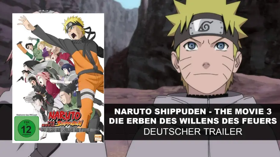 Watch film Naruto Shippuden the Movie: The Will of Fire | Naruto Shippuden - Movie 3: Die Erben des Willens des Feuers (Deutscher Trailer) | KSM Anime