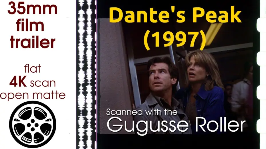 Watch film Dante's Peak | Dante's Peak (1997) 35mm film trailer, flat open matte, 4K *CROPPED