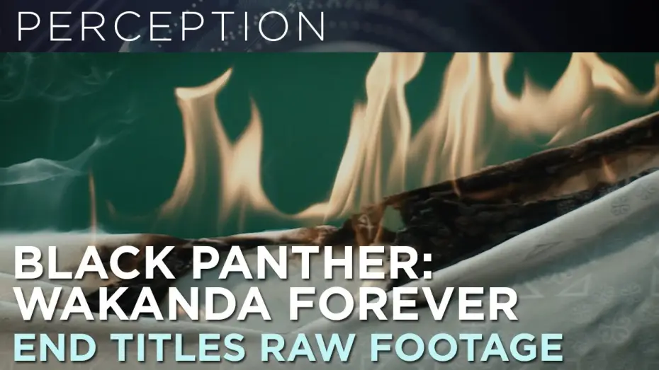 Watch film Black Panther: Wakanda Forever | End Title Sequence Raw Burning Footage