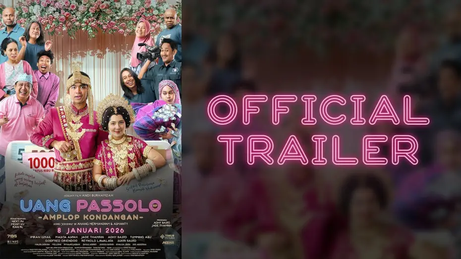 Watch film Uang Passolo -Amplop Kondangan- | Official Trailer UANG PASSOLO - AMPLOP KONDANGAN | Di Bioskop 8 Januari 2026