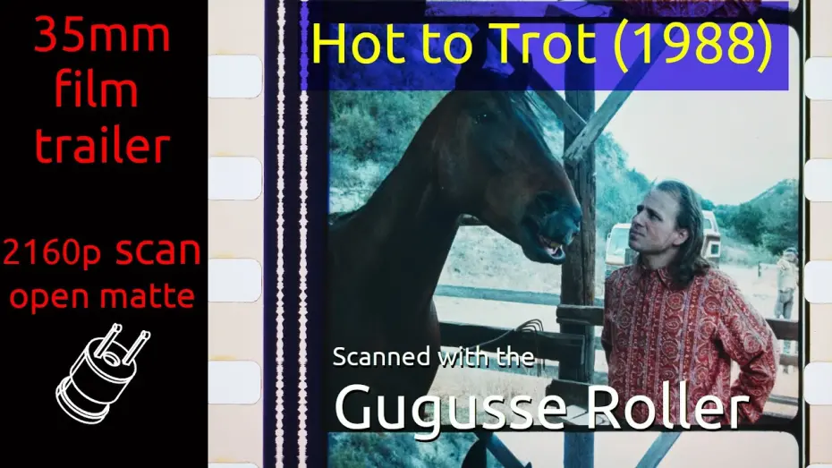 Watch film Hot to Trot | Hot to Trot (1988) 35mm film trailer, flat open matte, 2160p