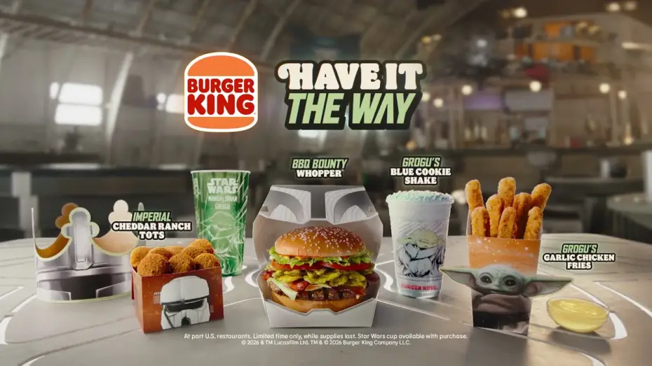 Watch film The Mandalorian & Grogu | Grogu's Hungry | The Mandalorian & Grogu Menu at BK