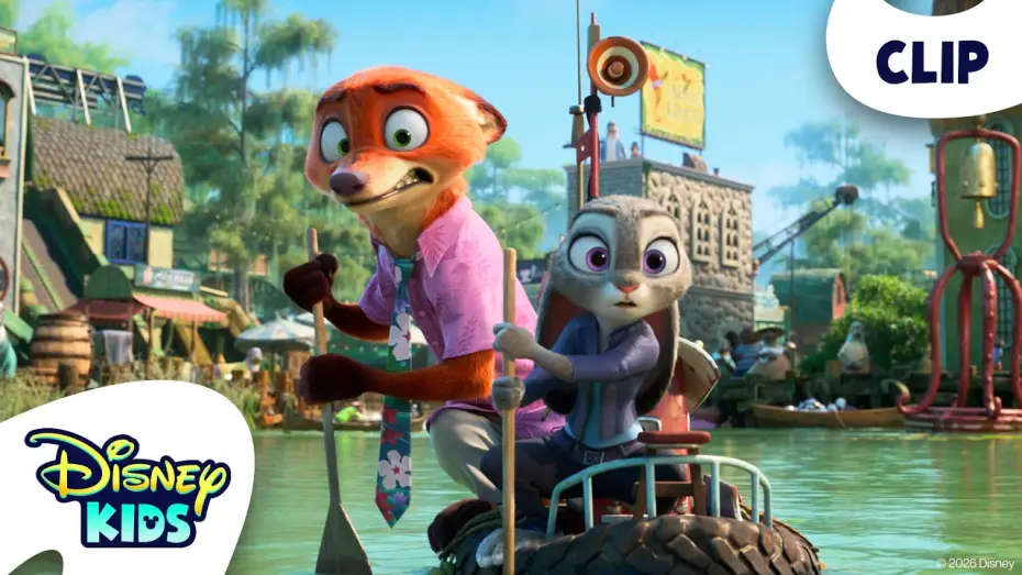 Watch film Zootopia 2 | Nick and Judy's Epic Chase Through Marsh Market