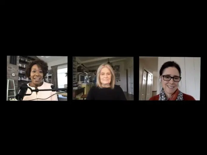 Watch film The Glorias | The Glorias: Joy Reid in conversation with Julie Taymor and Gloria Steinem