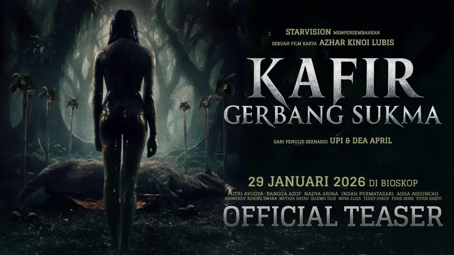 Watch film Kafir: Gerbang Sukma | 𝐊𝐀𝐅𝐈𝐑, 𝐆𝐞𝐫𝐛𝐚𝐧𝐠 𝐒𝐮𝐤𝐦𝐚 - 𝘖𝘧𝘧𝘪𝘤𝘪𝘢𝘭 𝘛𝘦𝘢𝘴𝘦𝘳 𝘛𝘳𝘢𝘪𝘭𝘦𝘳