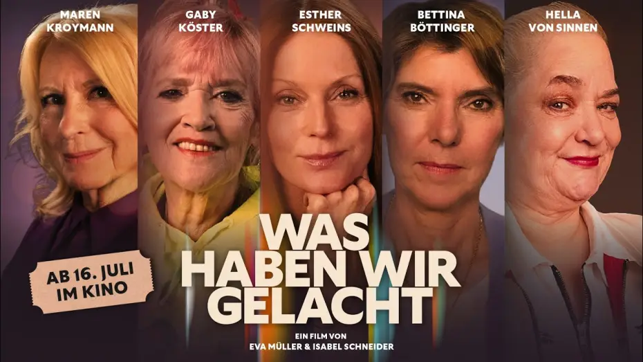 Watch film Was haben wir gelacht | WAS HABEN WIR GELACHT (Trailer) | Ab dem 16. Juli im Kino