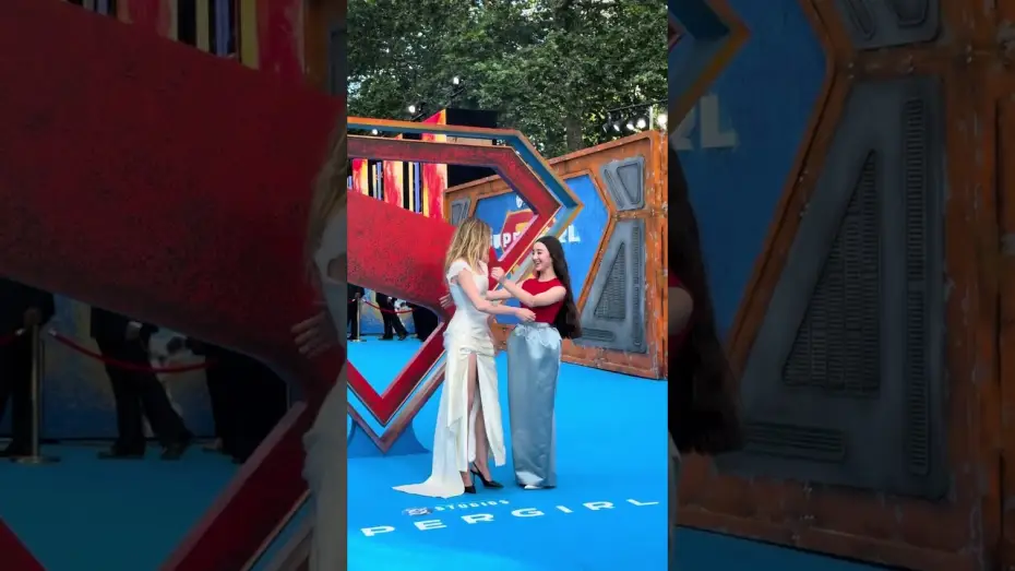 Watch film Supergirl — A sweet surprise as Milly Alcock & Eve Ridley team up in London for SUPERGIRL.