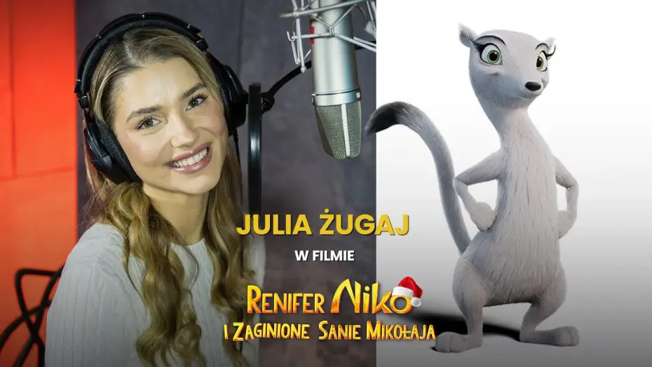 Watch film Niko: Beyond the Northern Lights | Julia Żugaj w studio dubbingowym