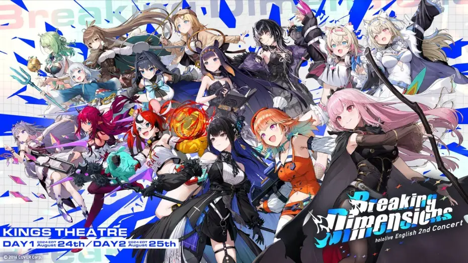 Watch film hololive English 2nd Concert - Breaking Dimensions Day 2 | 【#BreakingDimensions】Key Visual Reveal Trailer