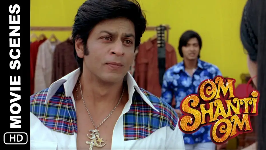 Watch film Om Shanti Om | Naam Kya Hai Tumhara? | Om Shanti Om | Scene | Shah Rukh Khan, Deepika Padukone, Shreyas Talpade