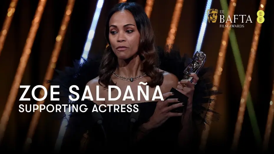 Watch film Emilia P&eacute;rez | Zoe Salda&ntilde;a wins Supporting Actress for her role in Emilia P&eacute;rez as Rita | BAFTA Film Awards 2025