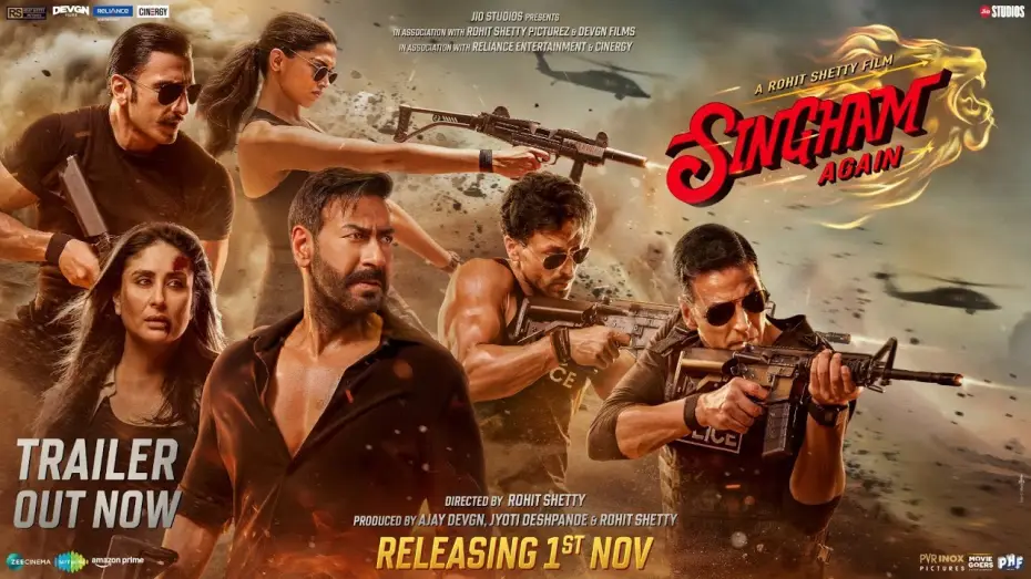 Watch film Singham Again | Singham Again | Official Trailer | A Rohit Shetty Cop Universe | In Cinemas 1st Nov