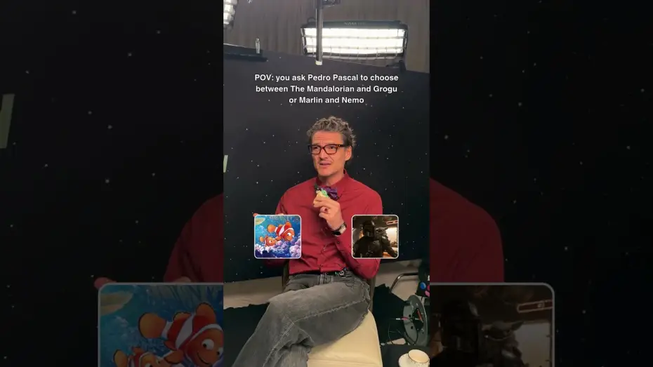 Watch film The Mandalorian & Grogu | When you ask Pedro Pascal to choose between The Mandalorian and Grogu or Marlin and Nemo