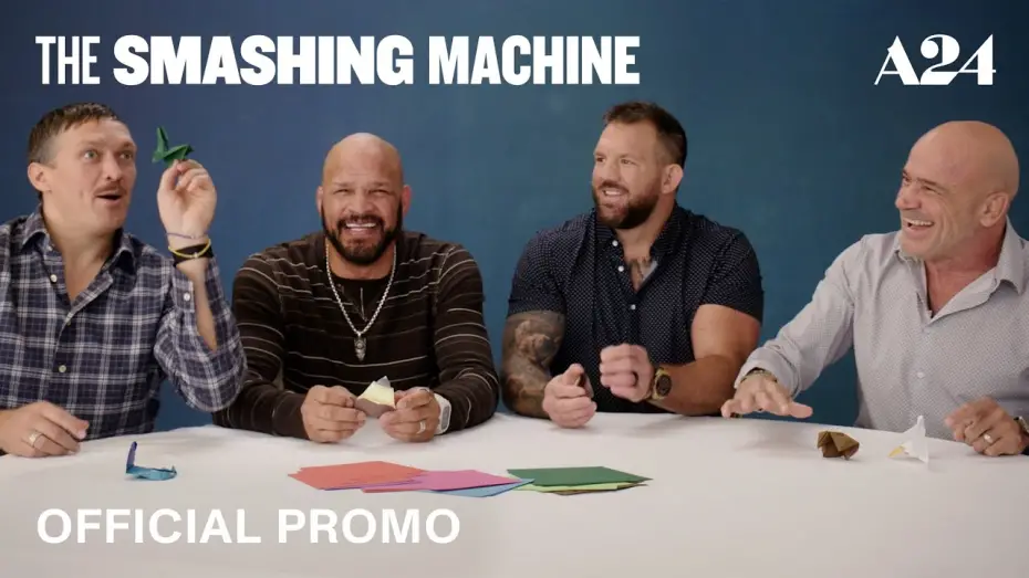 Watch film The Smashing Machine | Oleksandr Usyk, Mark Kerr, Ryan Bader and Bas Rutten Try Origami
