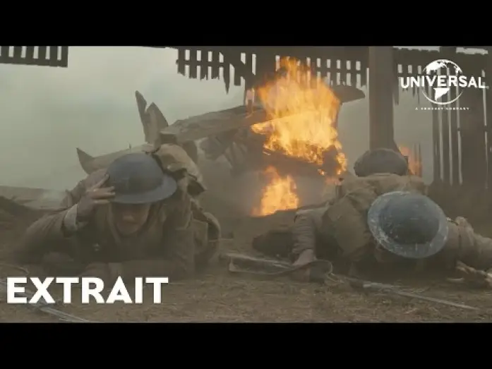 Watch film 1917 | 1917 - Extrait : "Schofield et Blake assistent &agrave; un combat a&eacute;rien" [VOST]