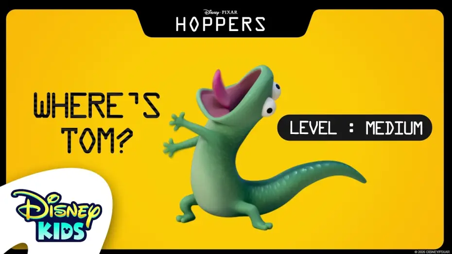 Watch film Hoppers | Find Tom Lizard | Level: MEDIUM
