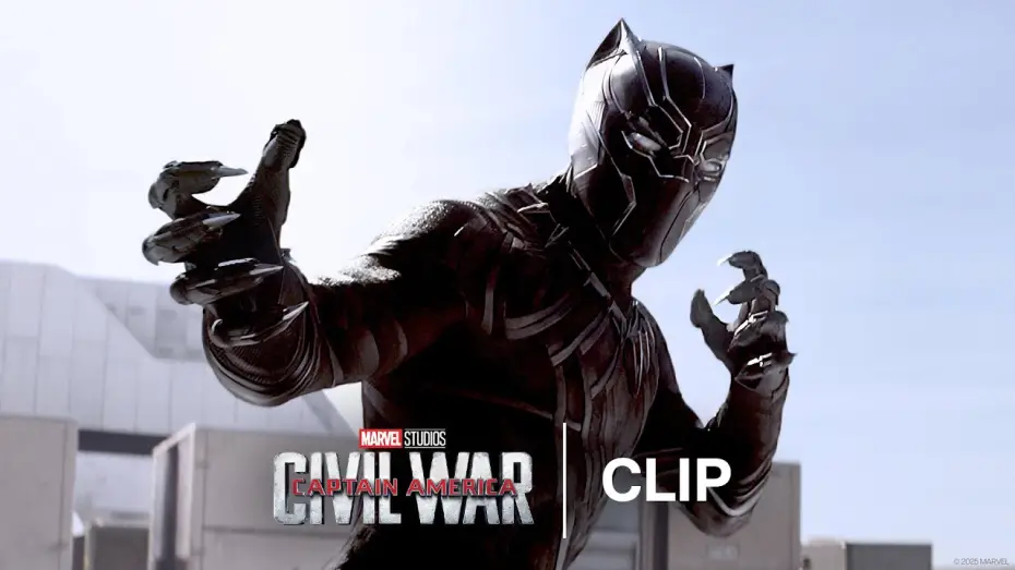 Watch film Captain America: Civil War | Bucky VS Black Panther Fight Scene - Official Clip