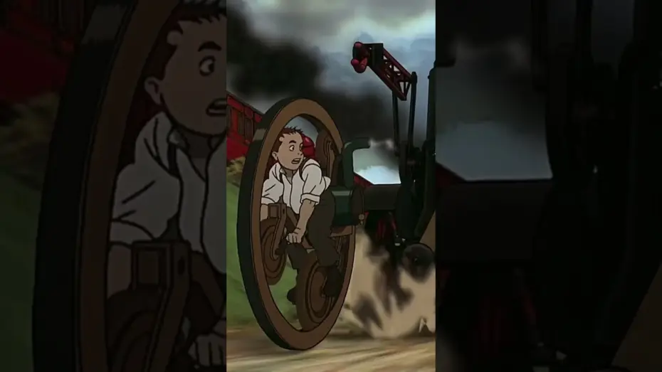 Watch film Steamboy | Ray Tries to Escape a Sticky Situation on His Bike (Scene)