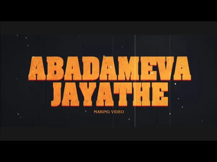 Watch film Abadameva Jayathe | Abadameva Jayathe making video | K Karthikeyan Santosh | Sushanth Yashki | Master vikas