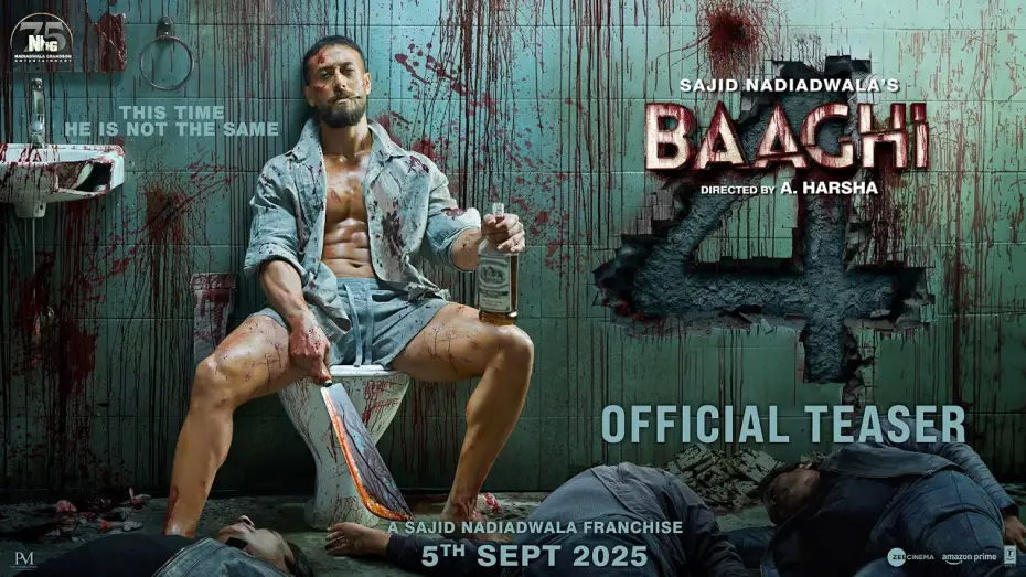 Watch film Baaghi 4 | Baaghi 4 Teaser | Tiger, Sanjay, Harnaaz, Sonam | Sajid Nadiadwala | A.Harsha | In Cinemas 5th Sept